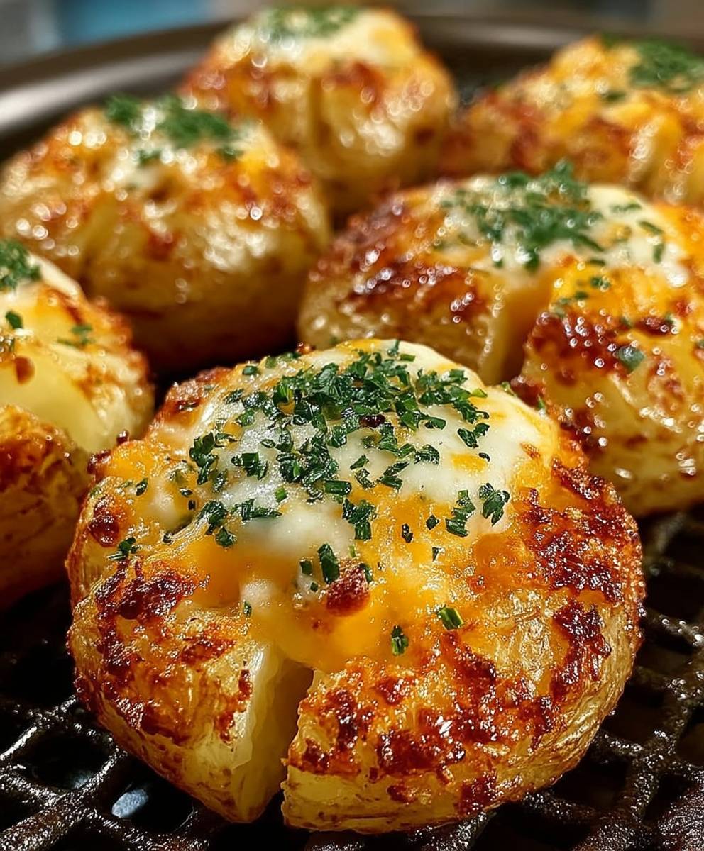 Käse Kartoffeln Heißluftfritteuse