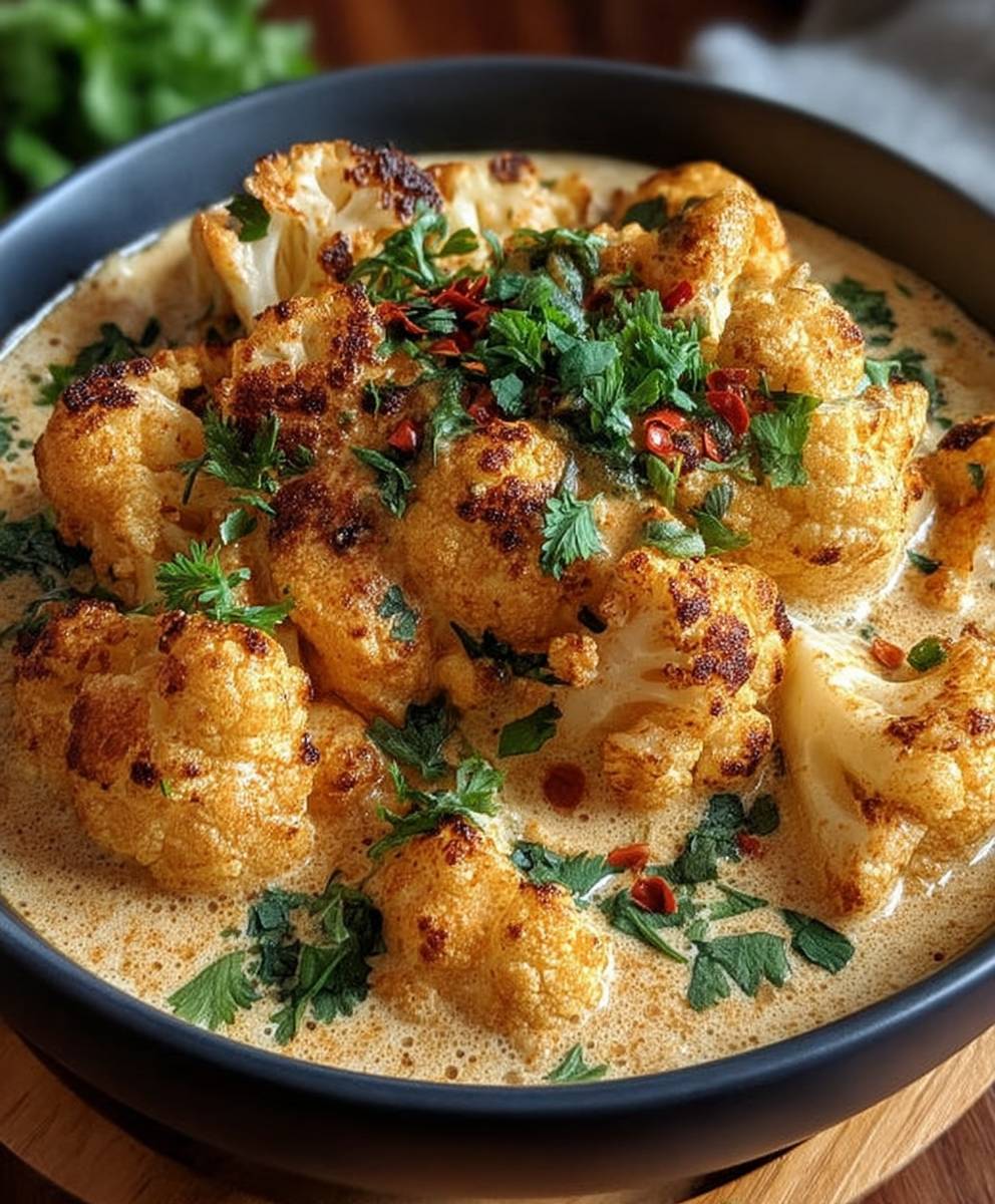 Blumenkohl Curry Backofen