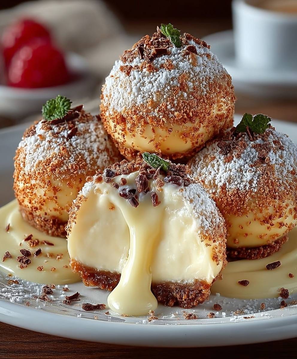 Käsekuchen Kugeln einfach schnell