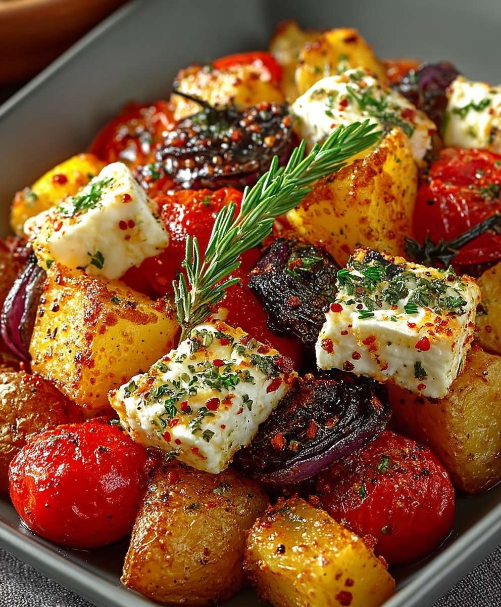 Feta Kartoffeln Ofengemüse