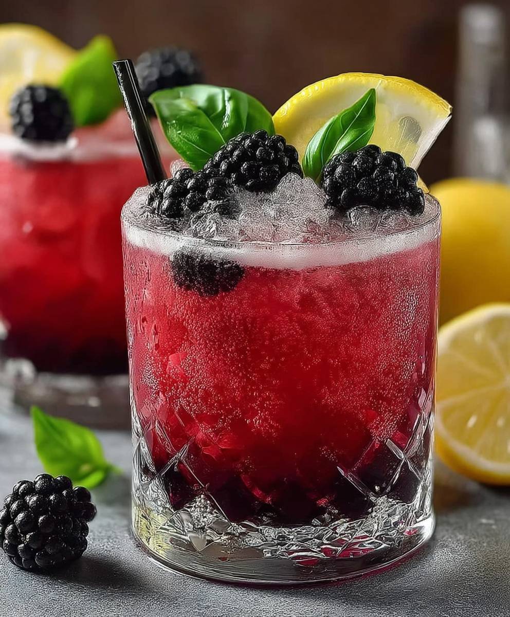 Brombeer Zitronen Mocktail selber machen