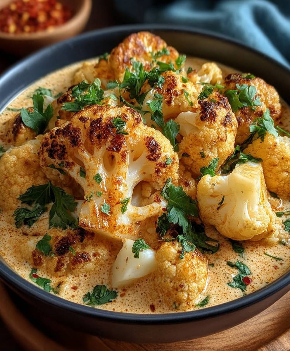 Blumenkohl Curry Backofen
