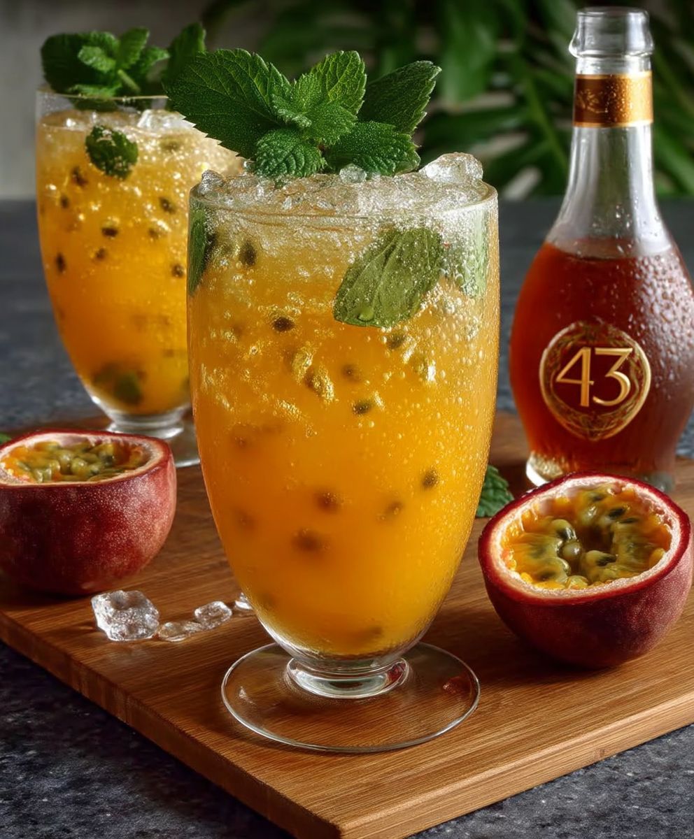 Maracuja Spritz selber machen