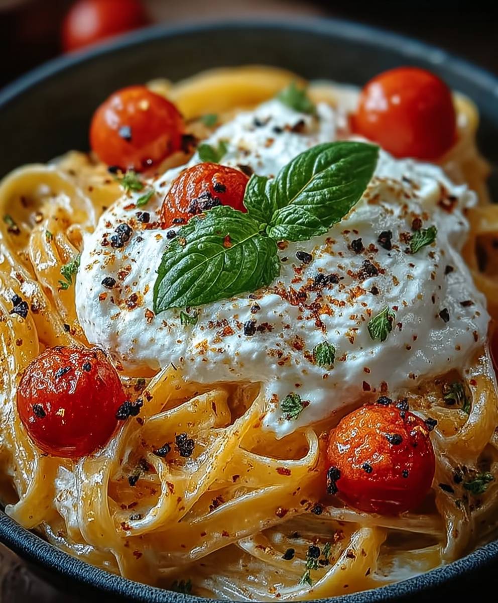 Burrata Pasta einfach schnell