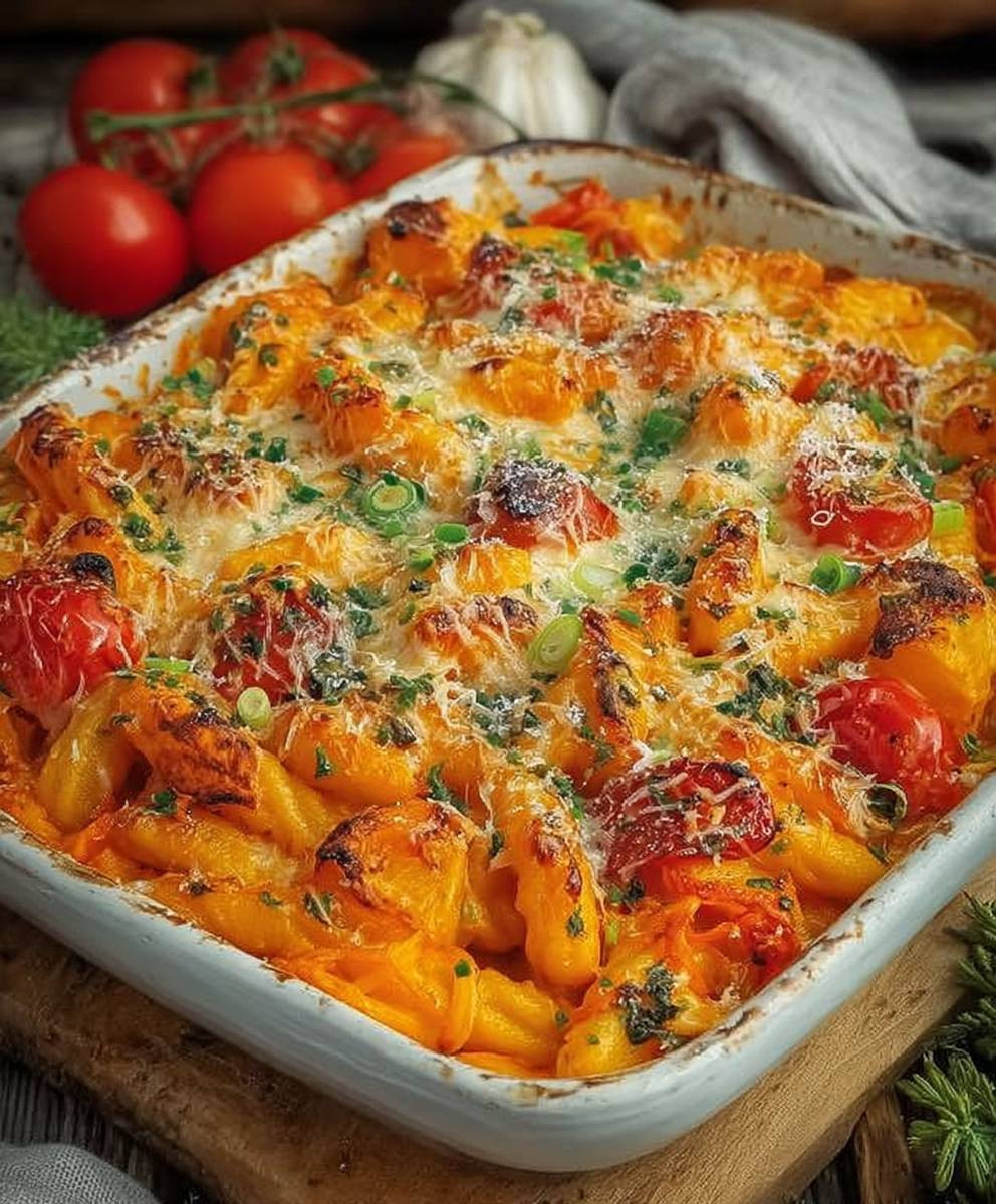 Schupfnudelnauflauf mit Gemüse