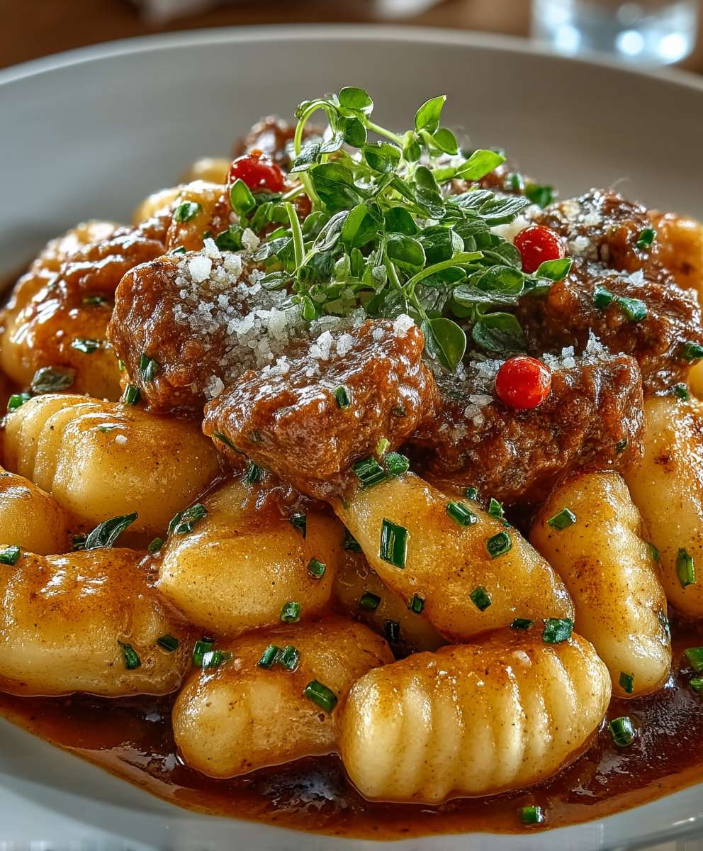 Gnocchi Gulasch selber machen