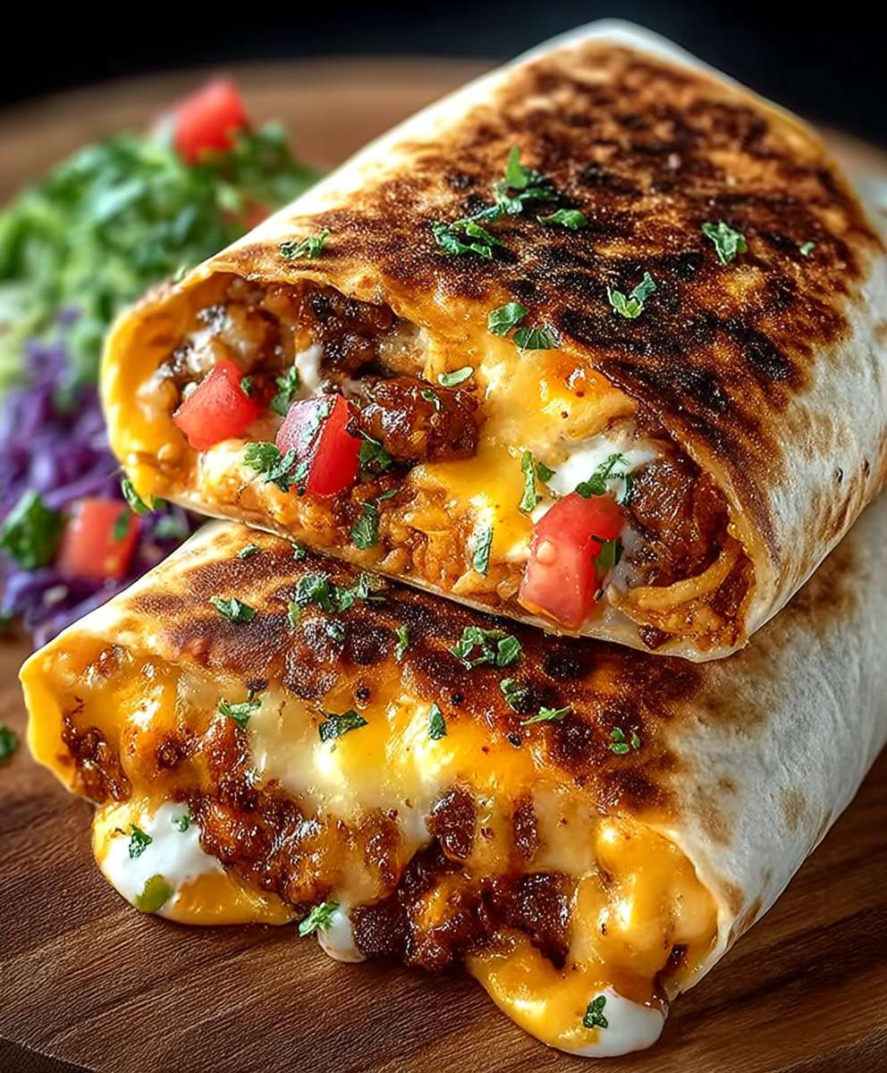 Gegrillter Käse Burrito