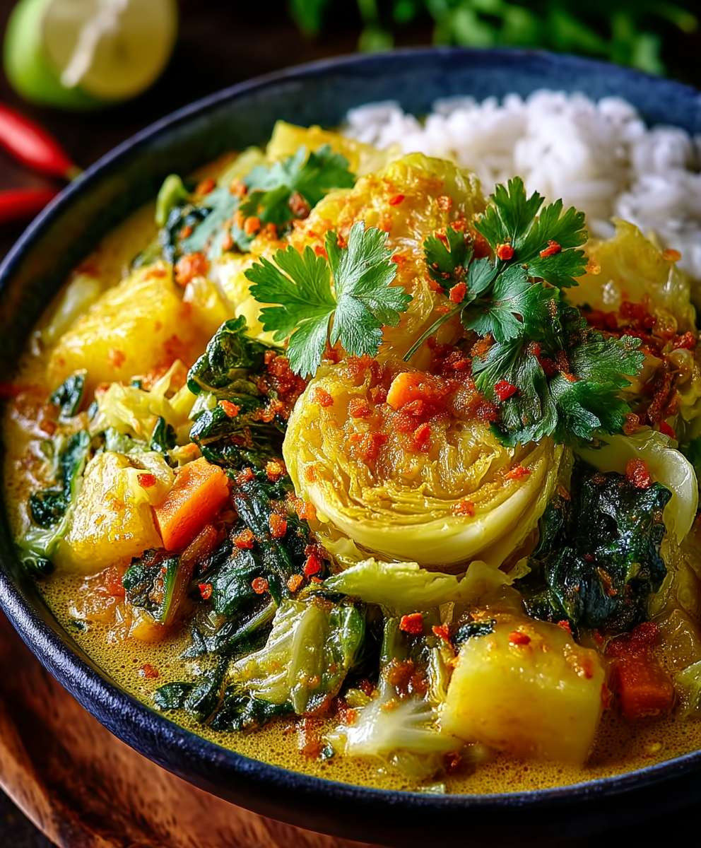 Spitzkohl Curry Kokosmilch