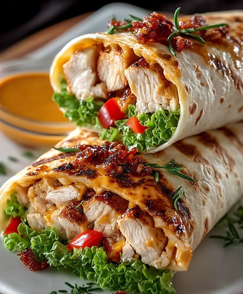 Chipotle Chicken Wrap Grillen