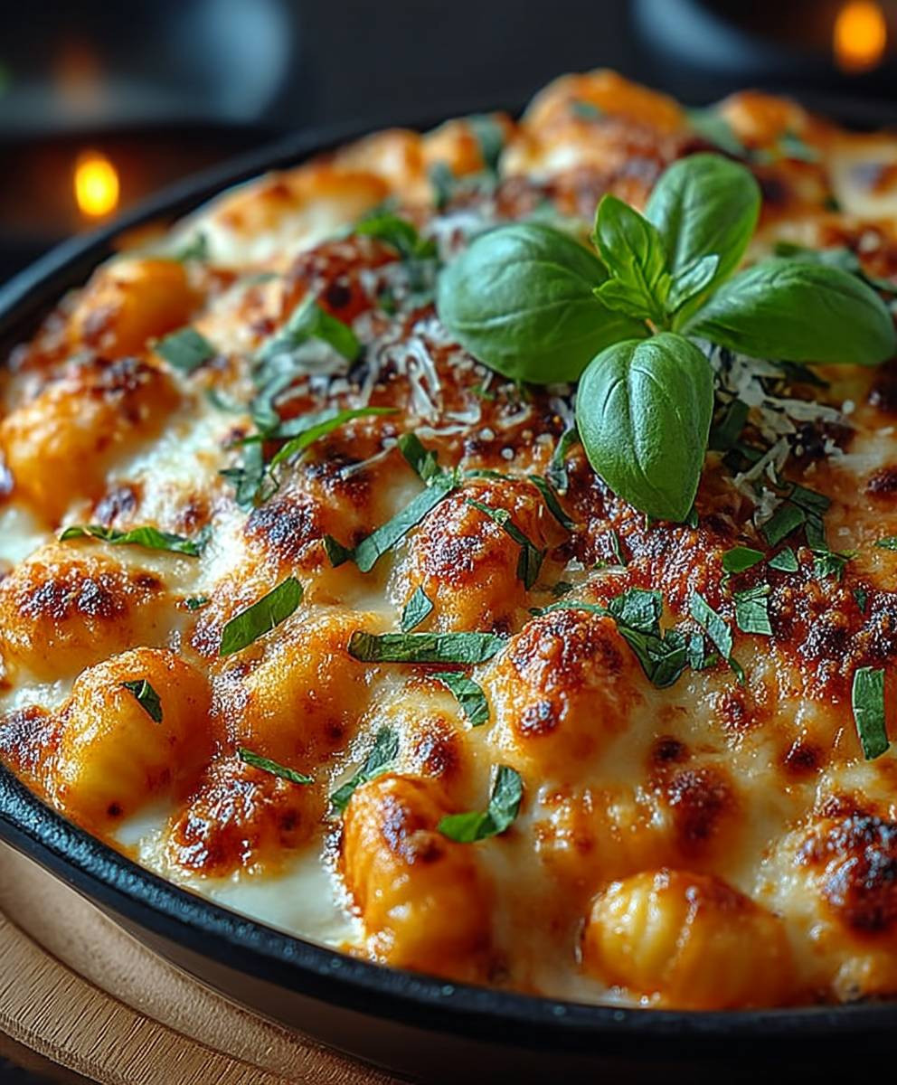 Überbackene Gnocchi Tomaten Sahne