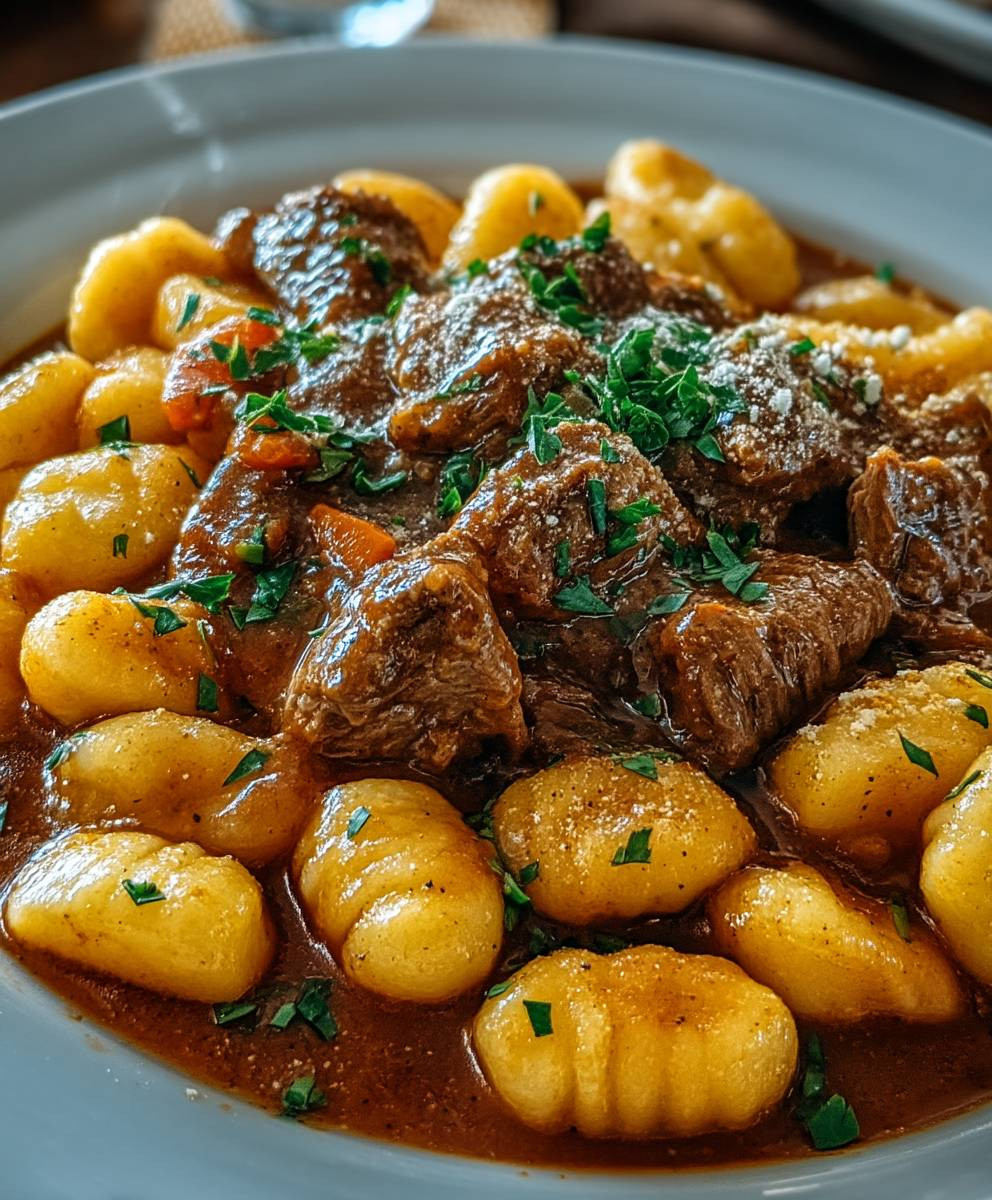 Gnocchi Gulasch einfach zubereiten