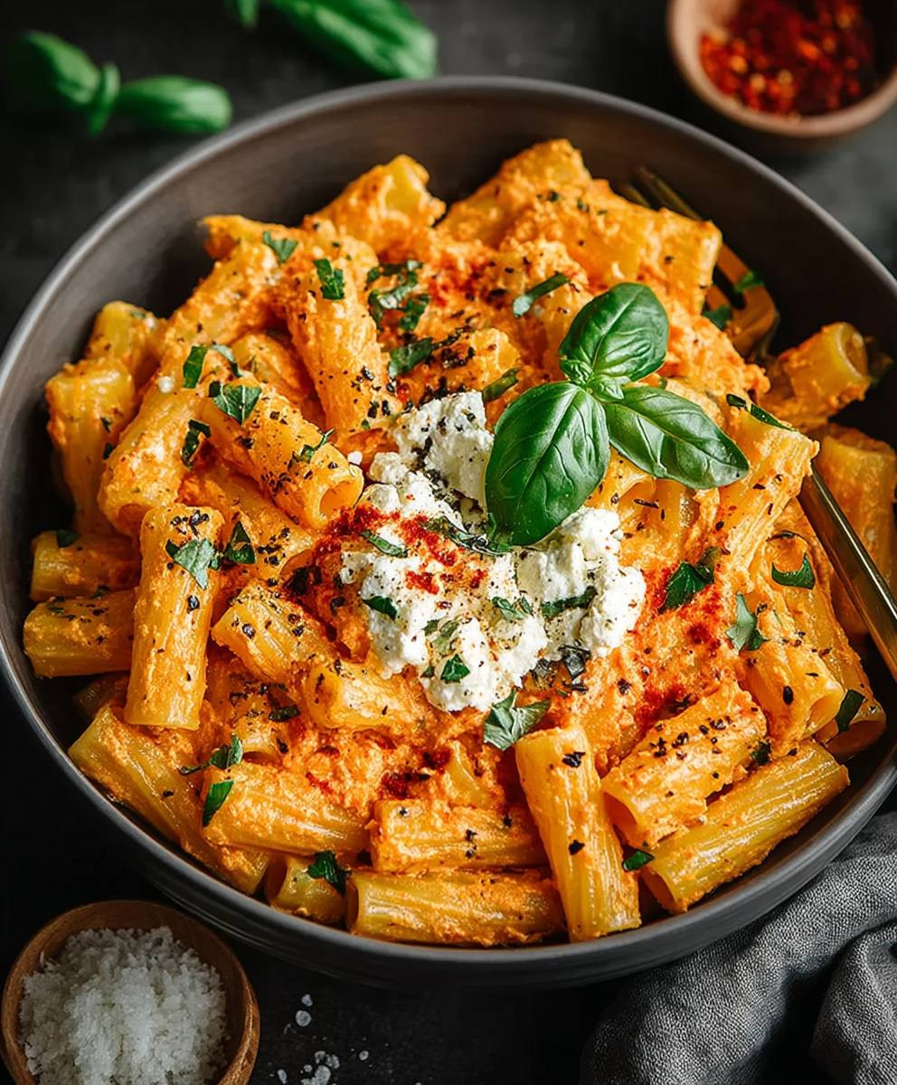 Protein Nudeln mit Hüttenkäse