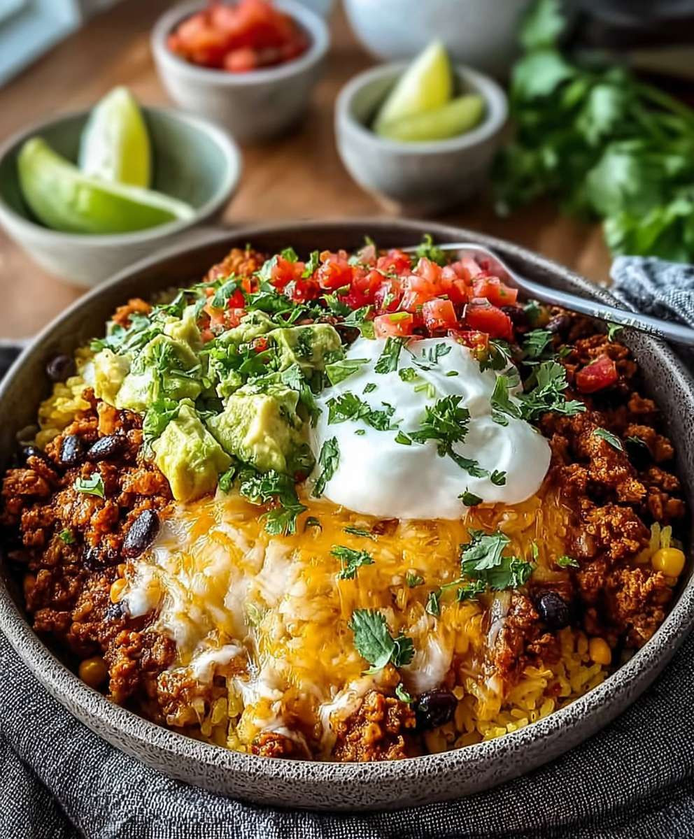 Taco Reis Bowl einfach