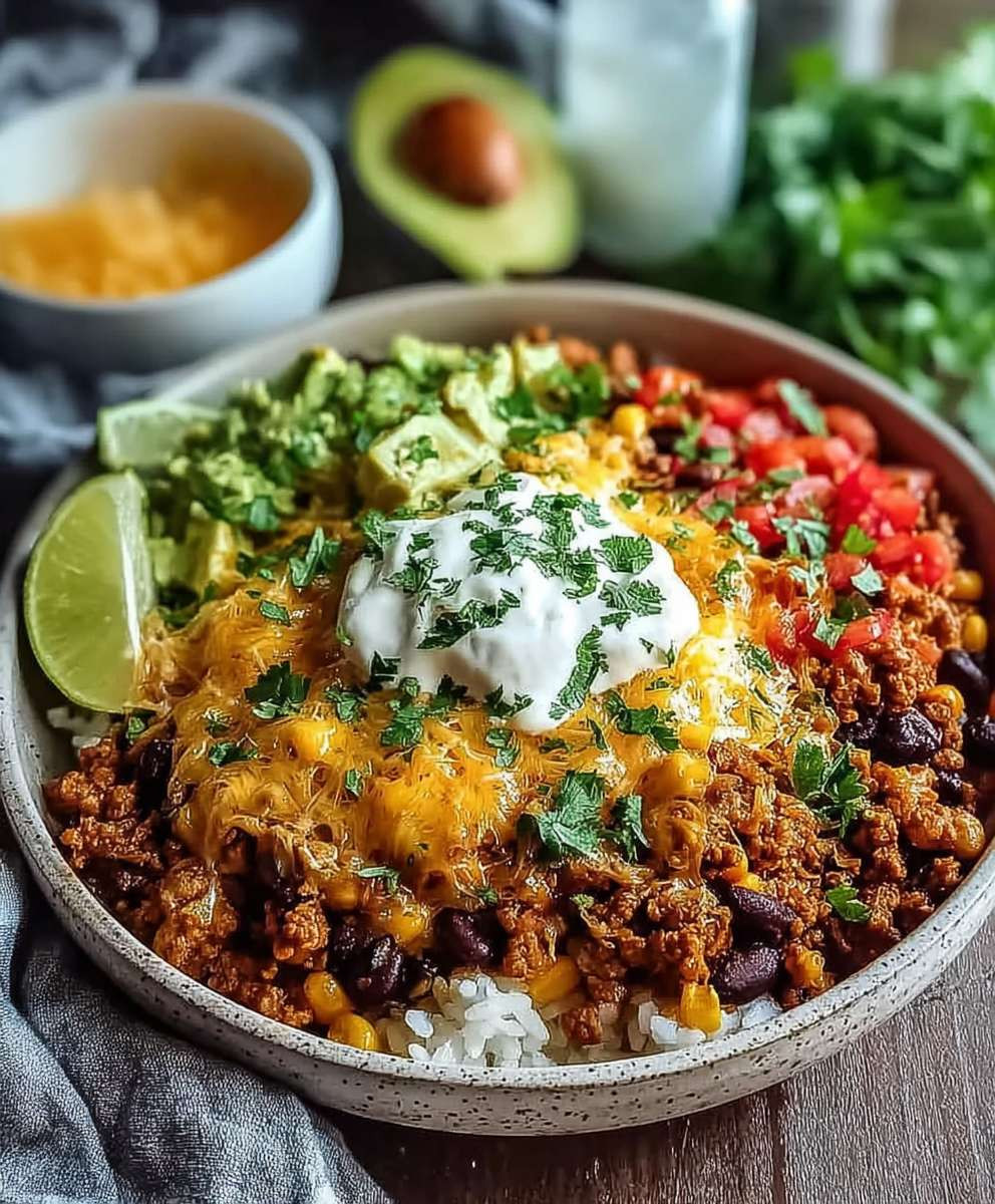 Taco Reis Bowl einfach