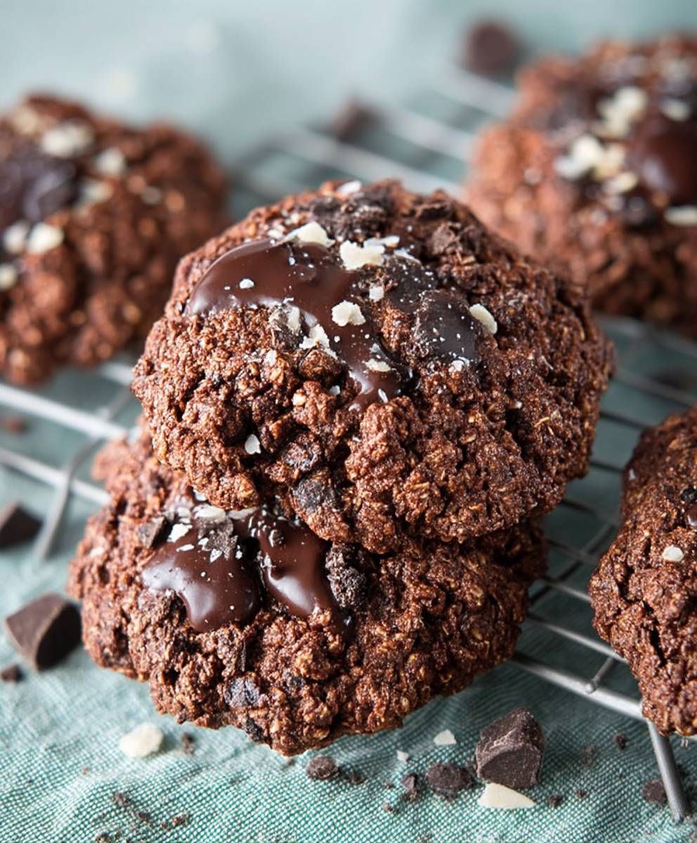 Schoko Hafer Cookies glutenfrei vegan