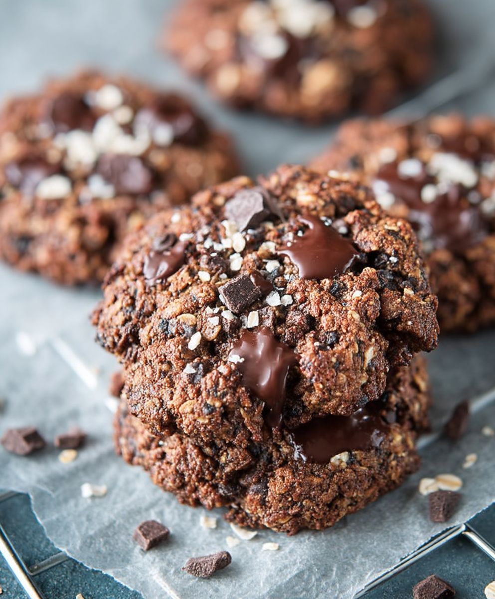 Schoko Hafer Cookies glutenfrei vegan