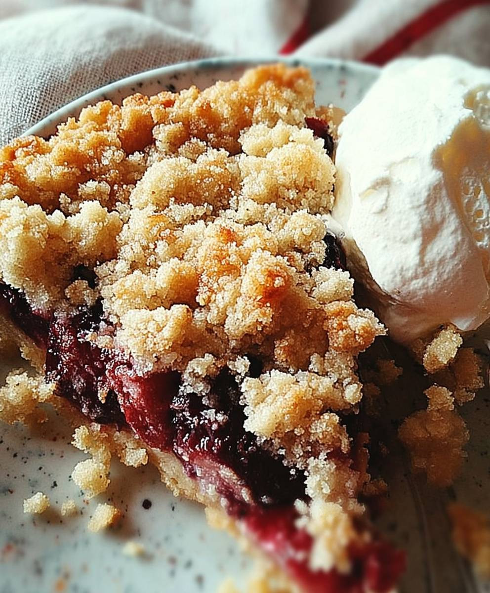 Omas Zwetschgenkuchen mit Streusel