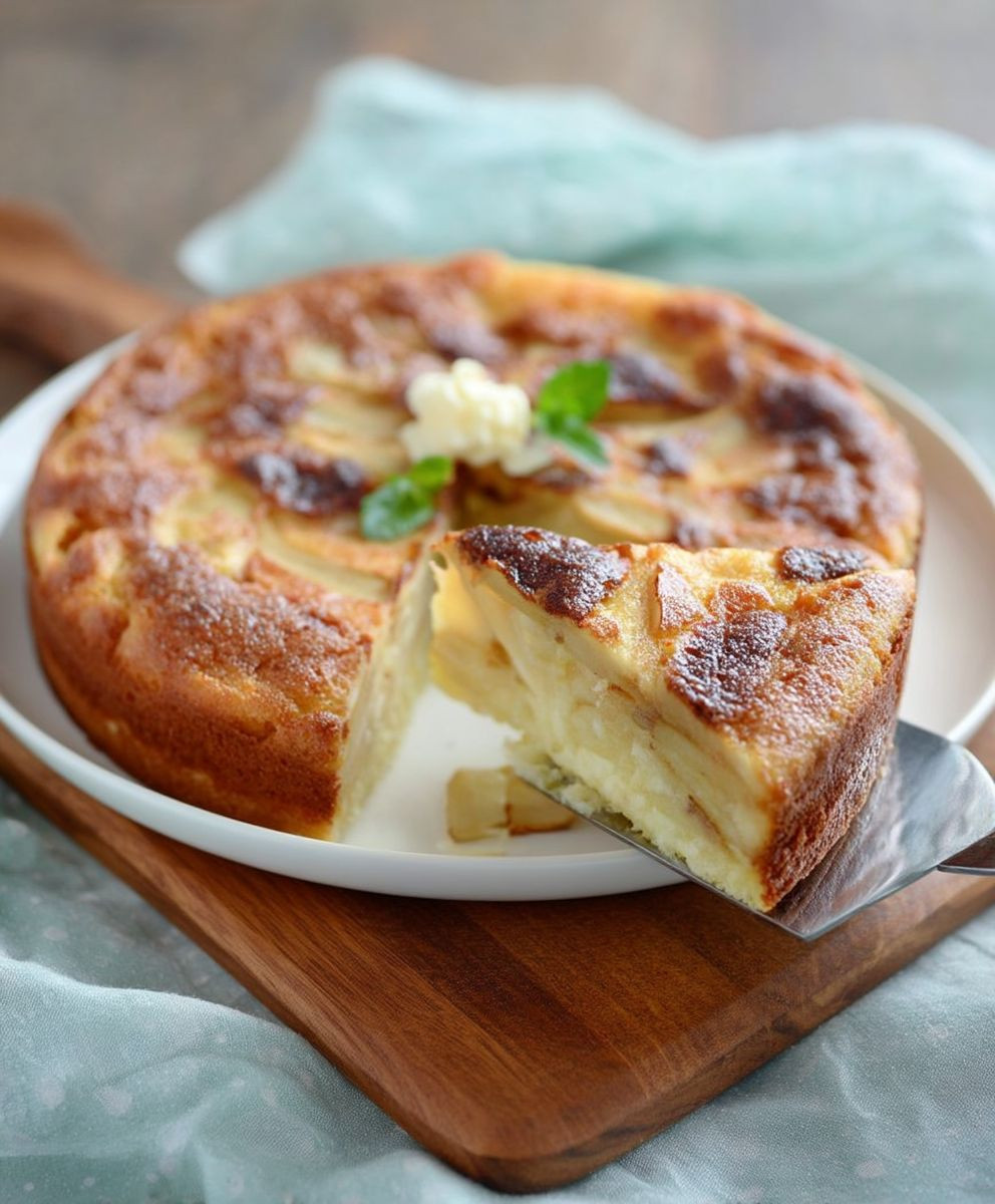 Apfelkuchen ohne Boden