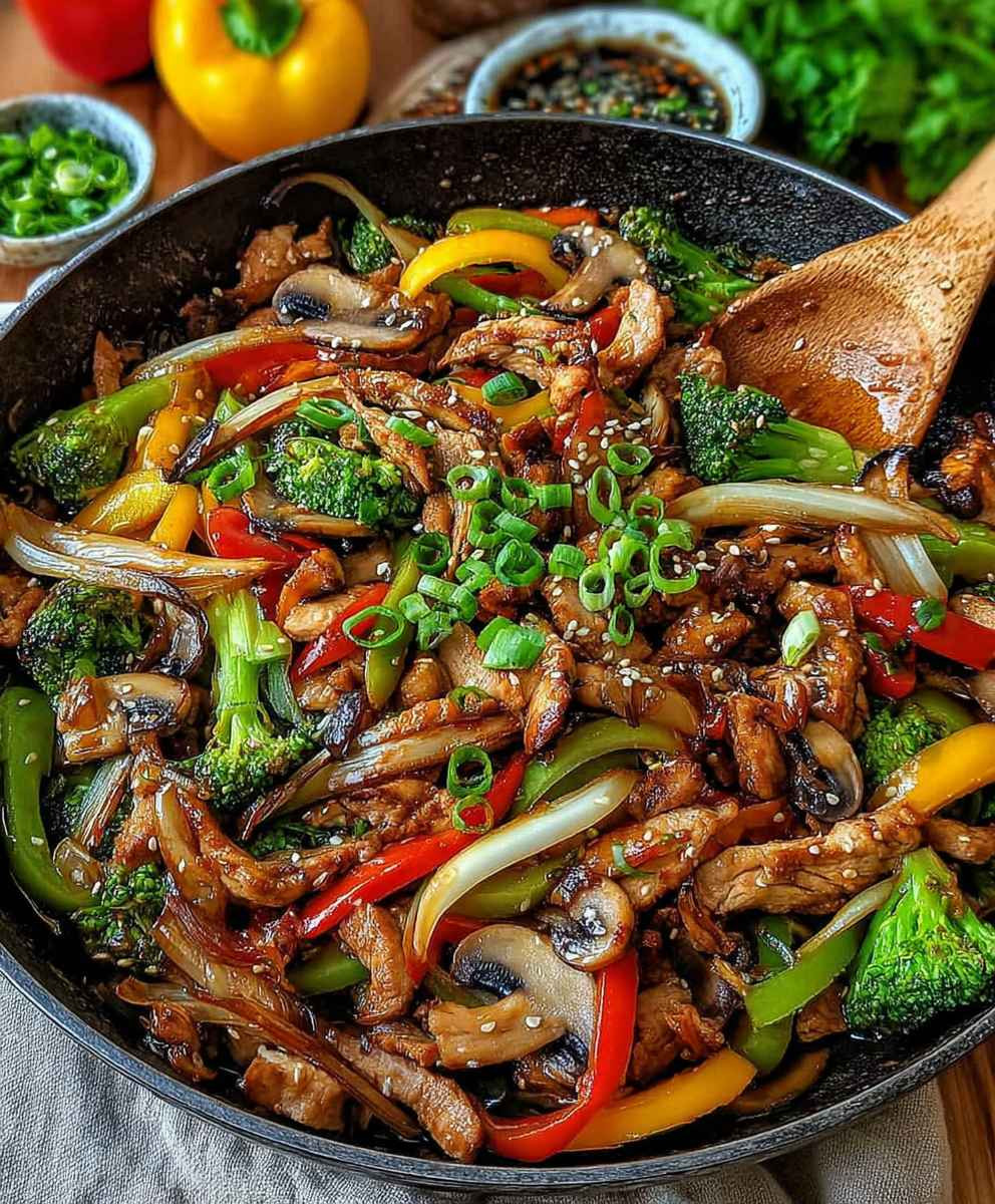 Low Carb Geflügel Gemüsepfanne