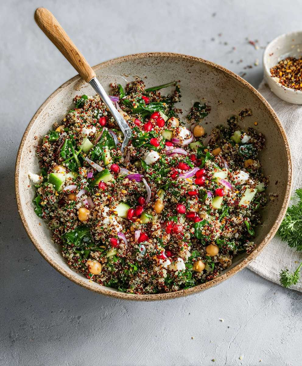 Veganer Quinoa Salat einfach