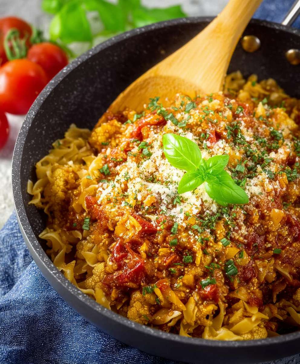 Vegane Blumenkohl Bolognese