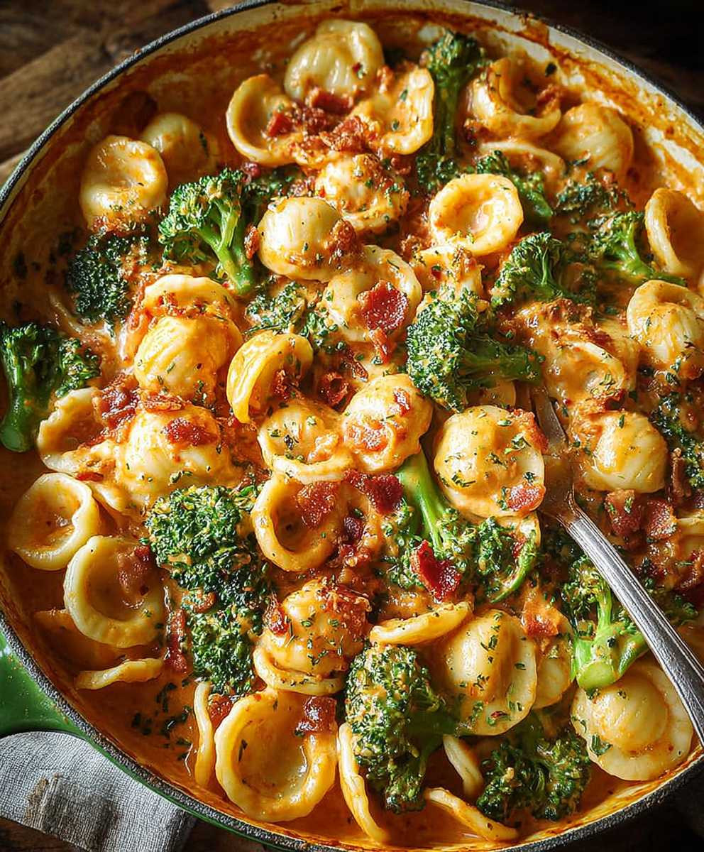Würzige Bacon Broccoli Orecchiette