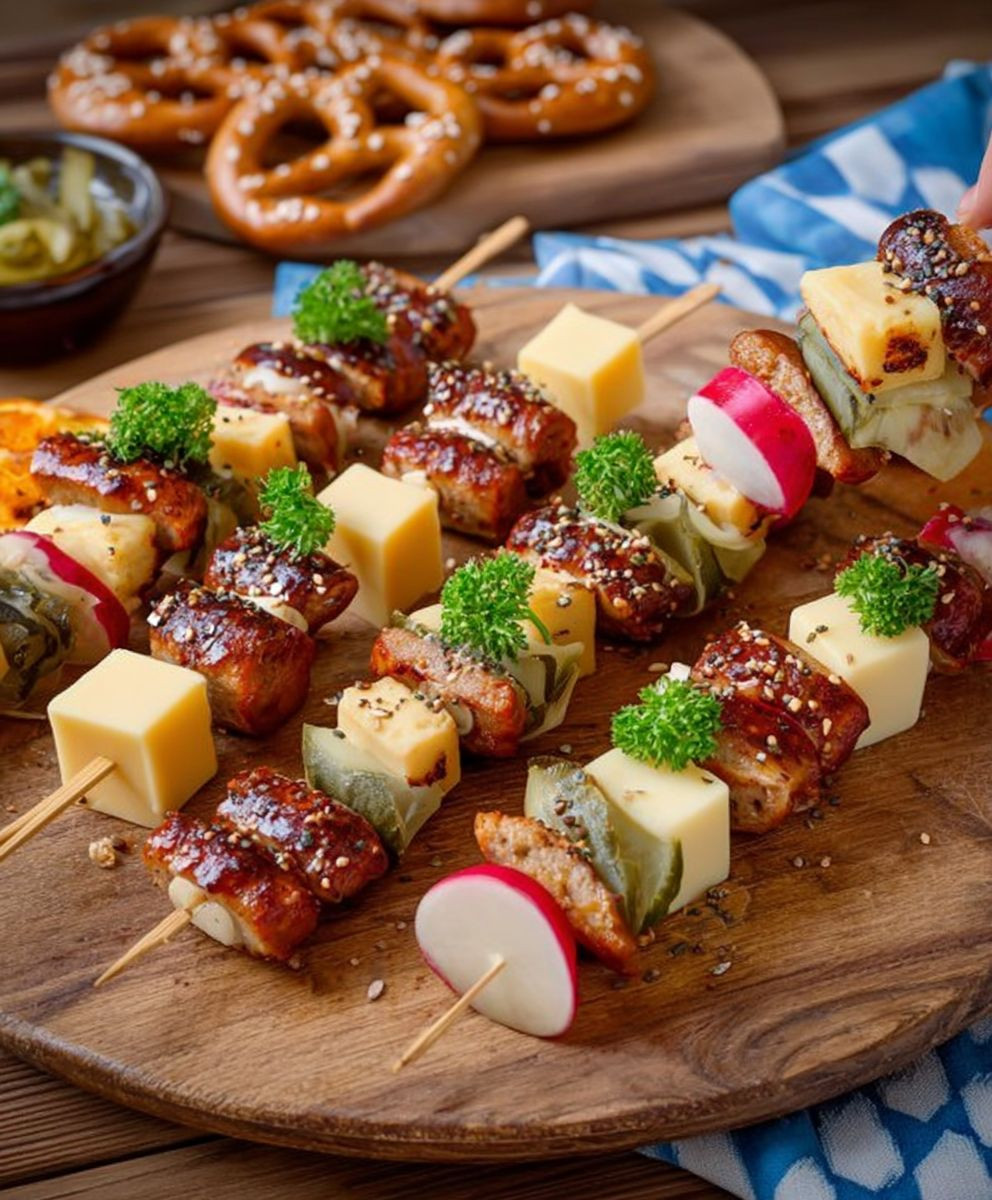 Oktoberfest Fingerfood Spieße