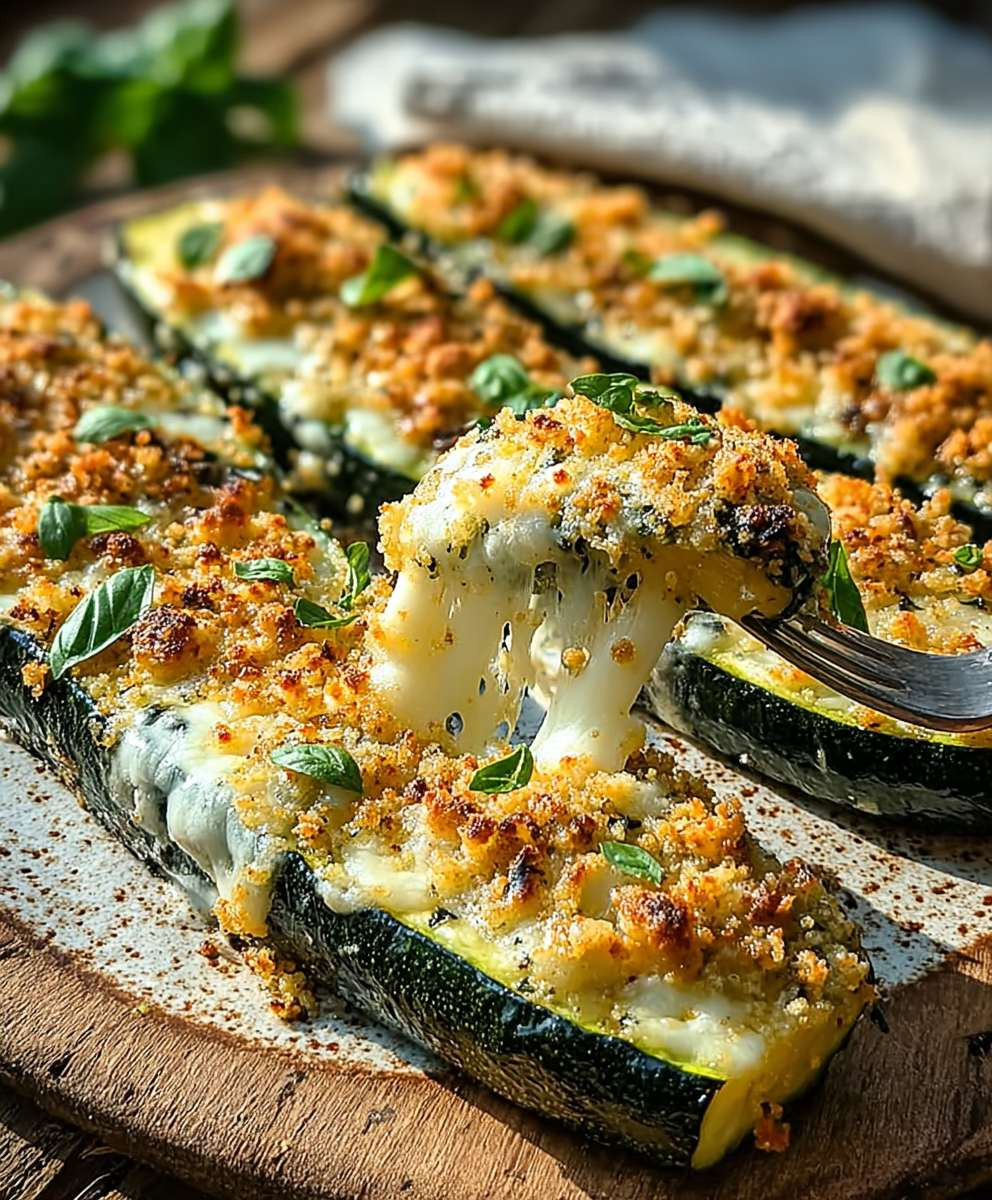 Käse Zucchini Steaks