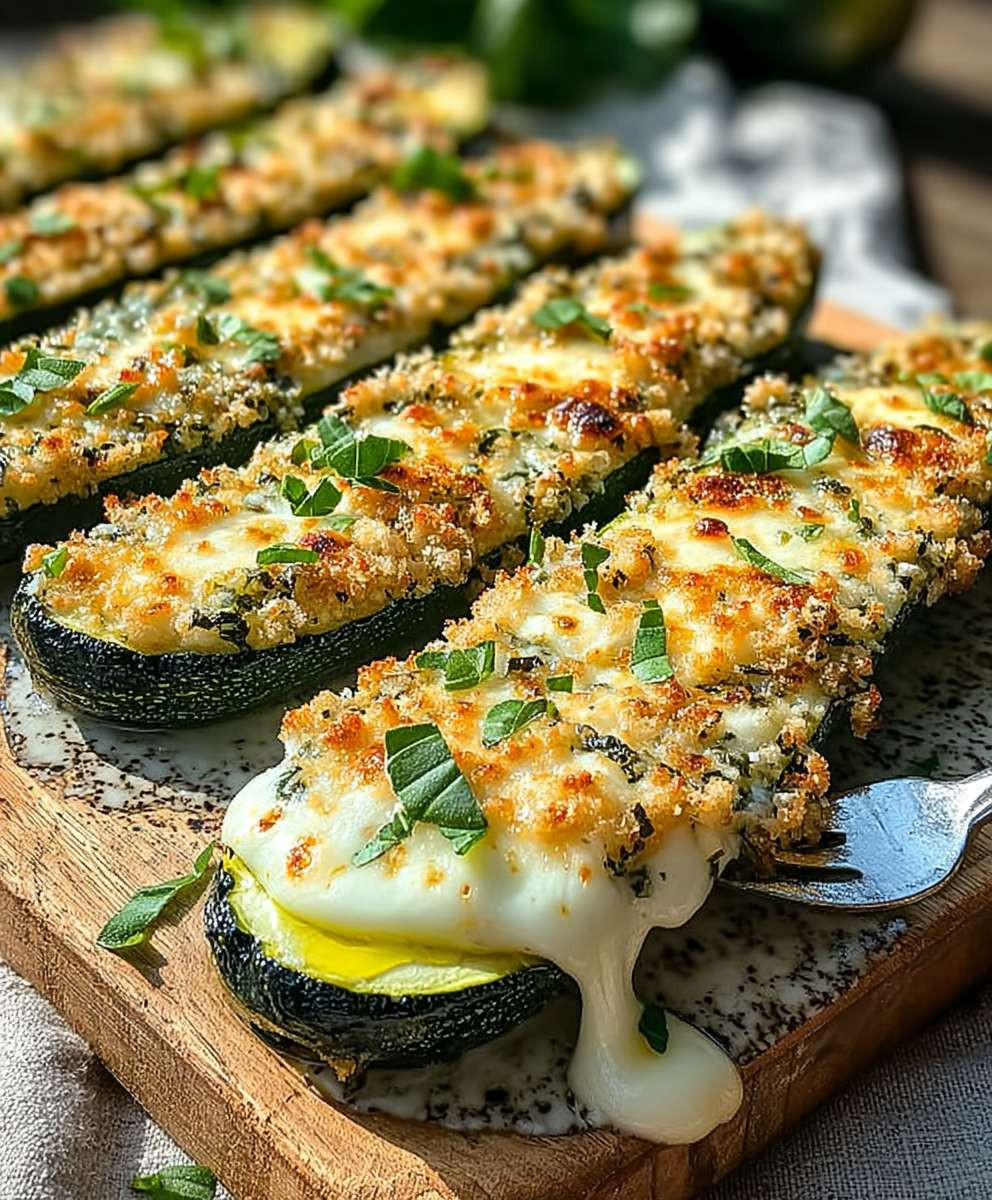 Käse Zucchini Steaks