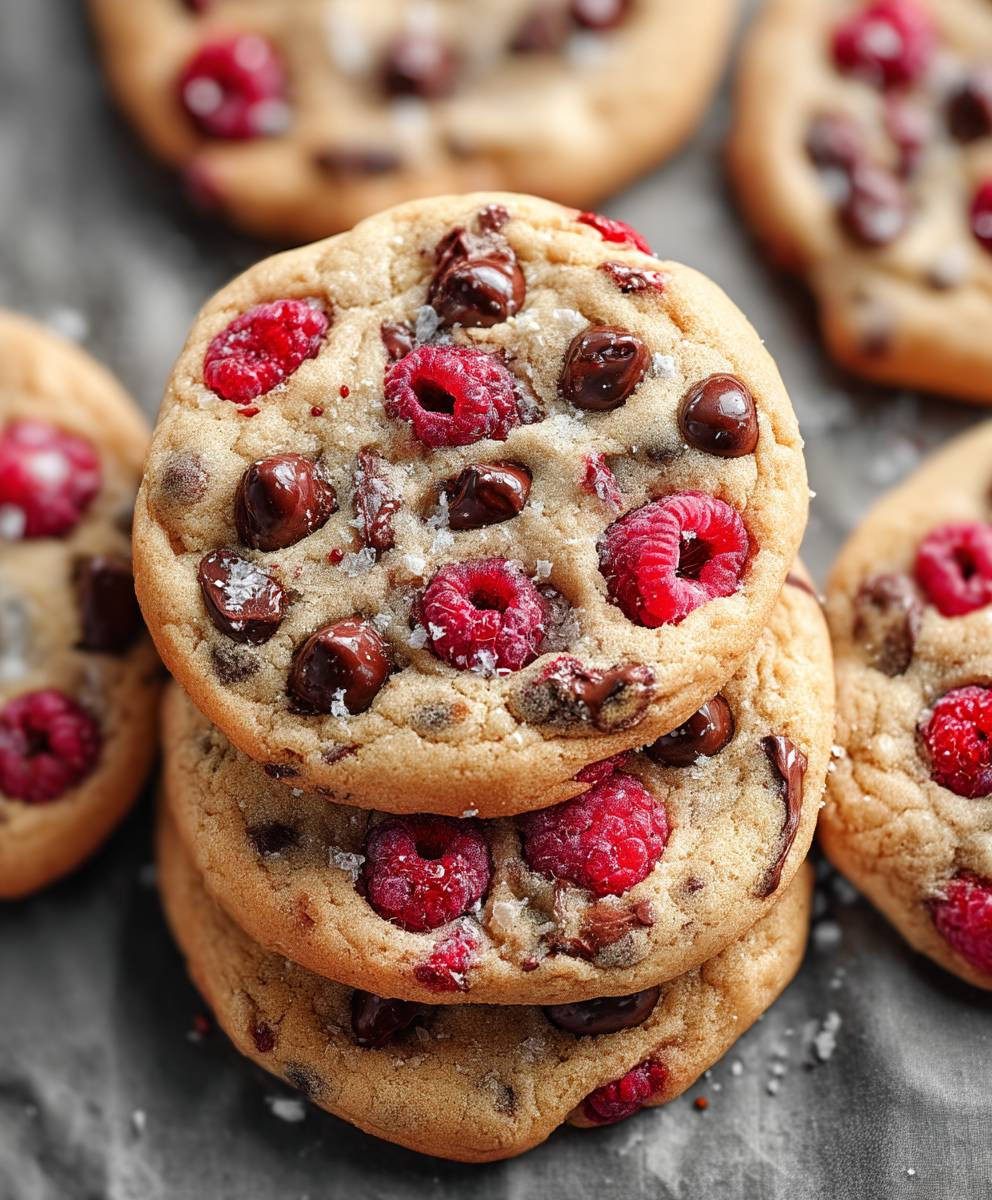 Himbeer Schoko Cookie