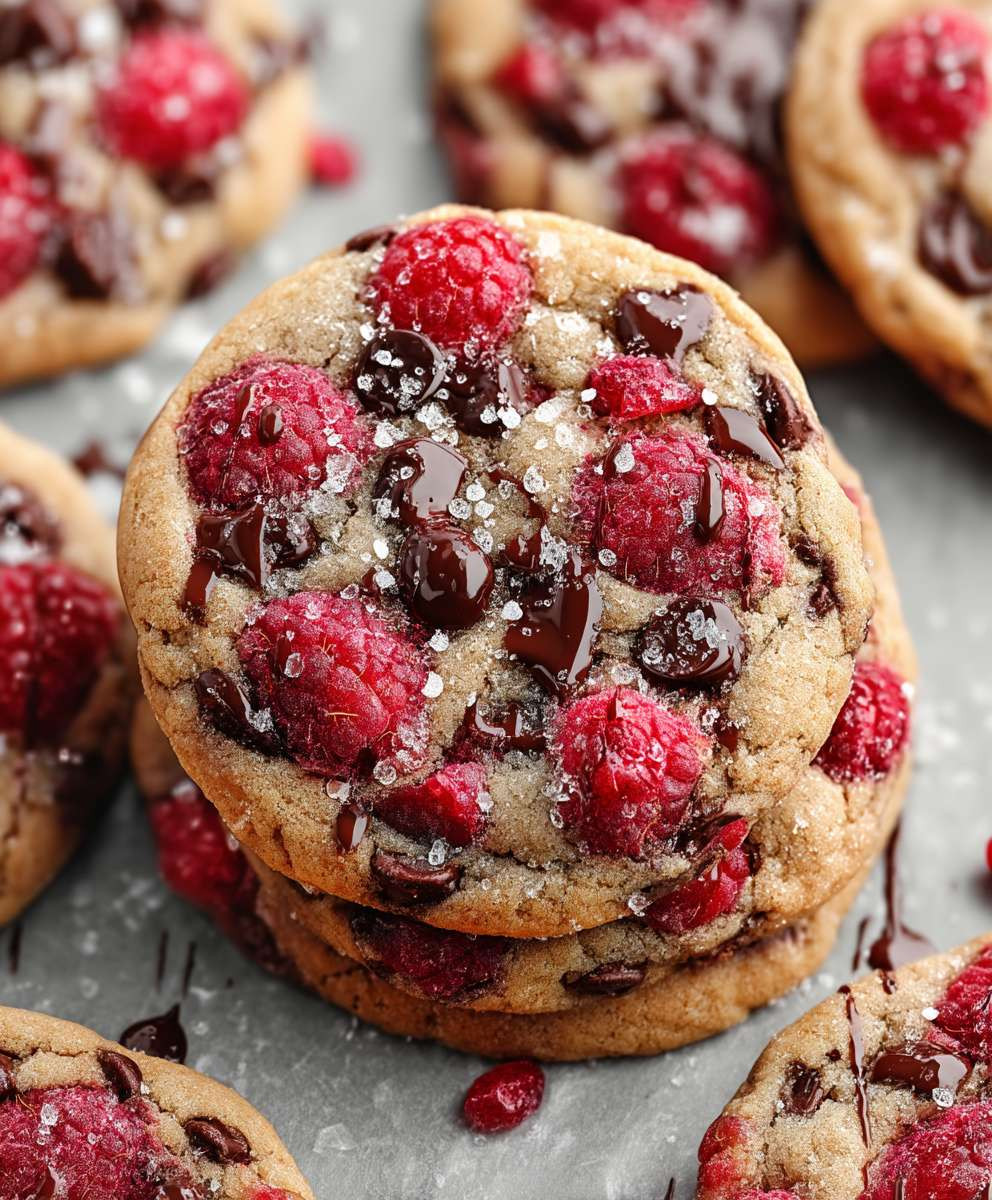 Himbeer Schoko Cookie