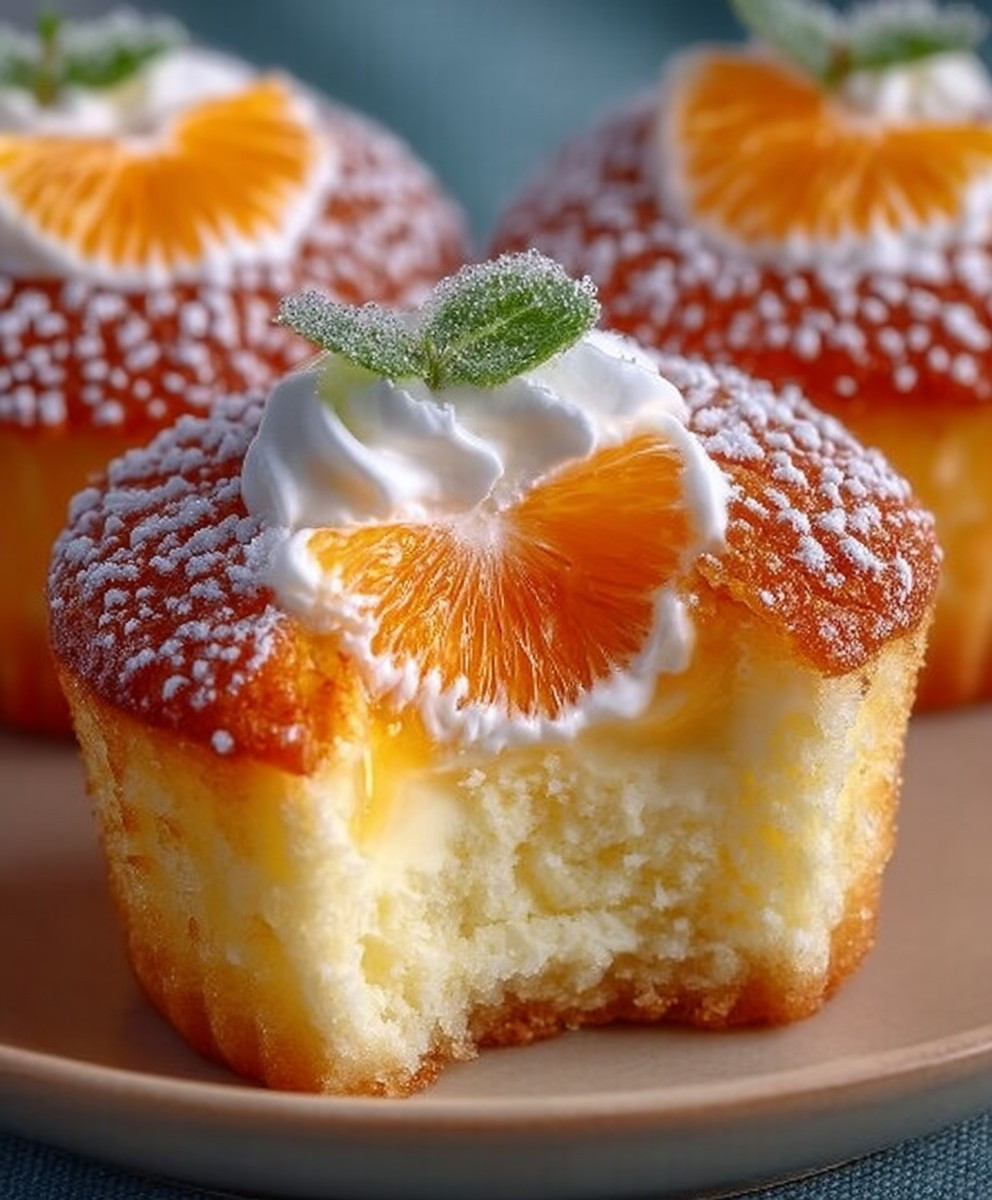 Käsekuchen Muffins Mandarinen Quark