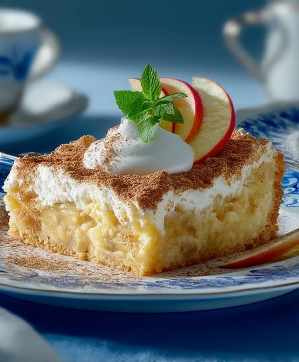 Apfelkuchen mit Schmandhaube