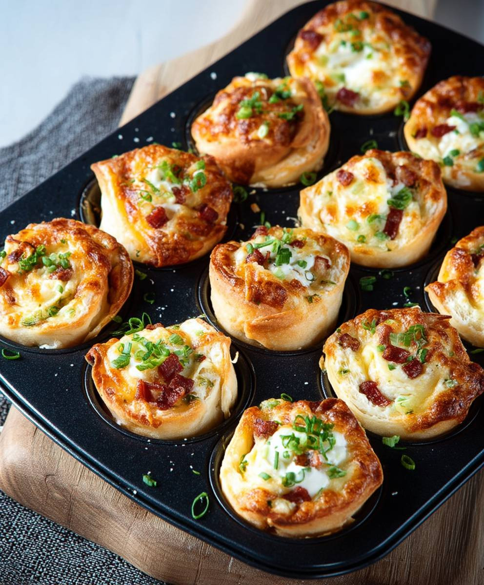Flammkuchen Schnecken backen