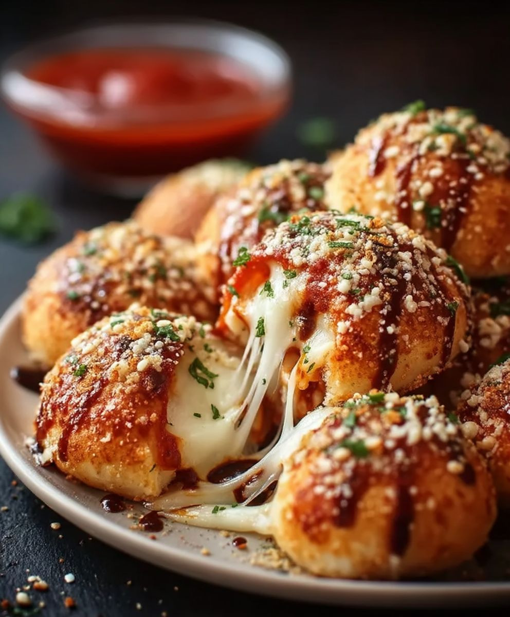 Pizza Bällchen selber machen