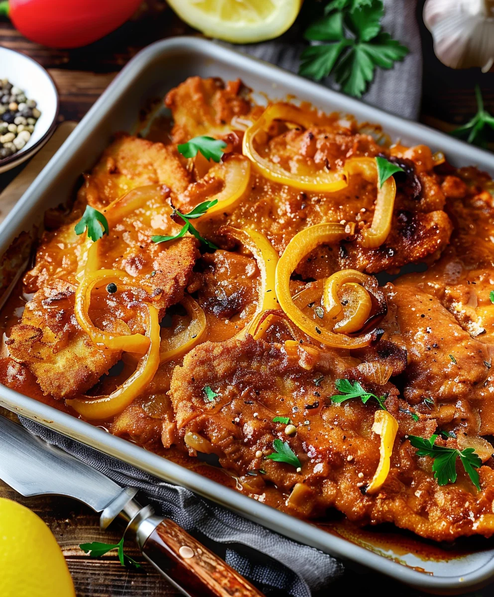 Räuberschnitzel Rezept: Schnelles Rinder-Schnitzel leicht gemacht