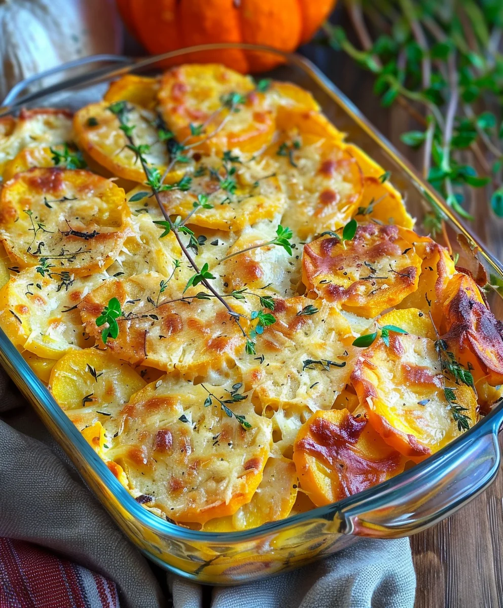 Kürbis Kartoffel Gratin: Dein cremiges Herbstgericht!