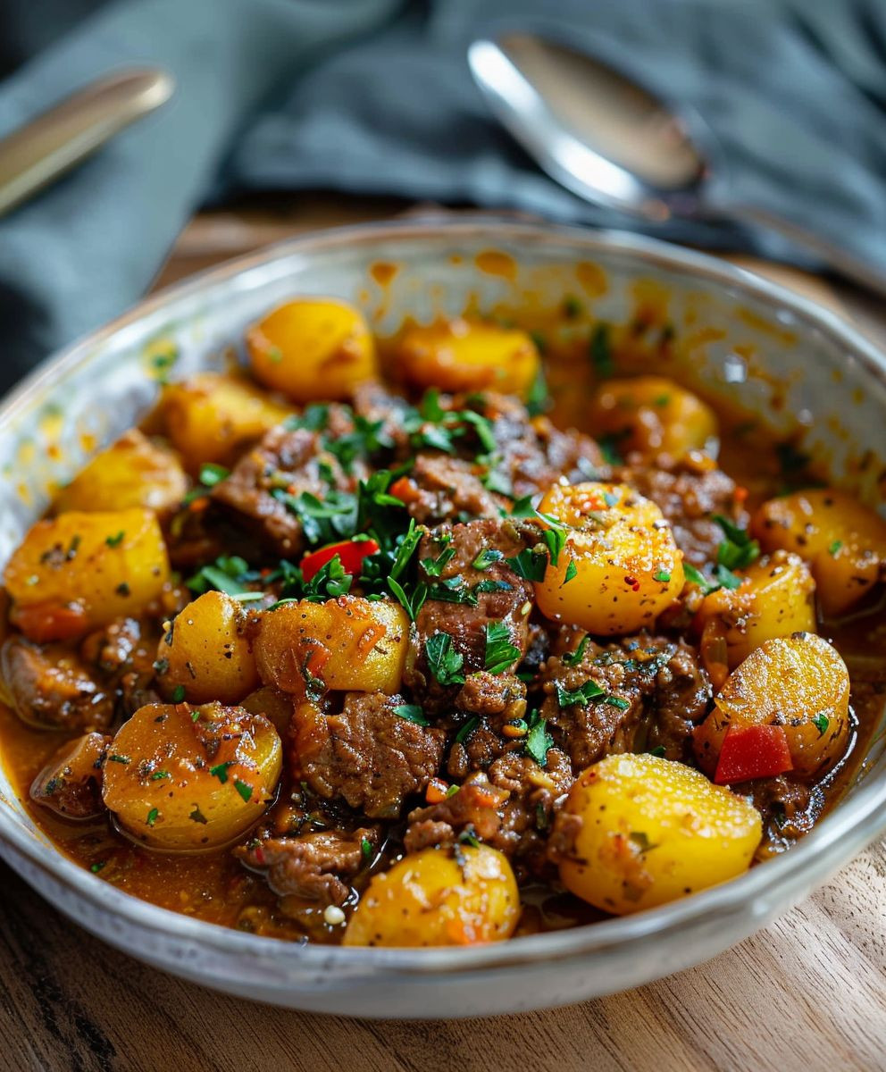 Bauerntopf mit Hackfleisch Kartoffeln