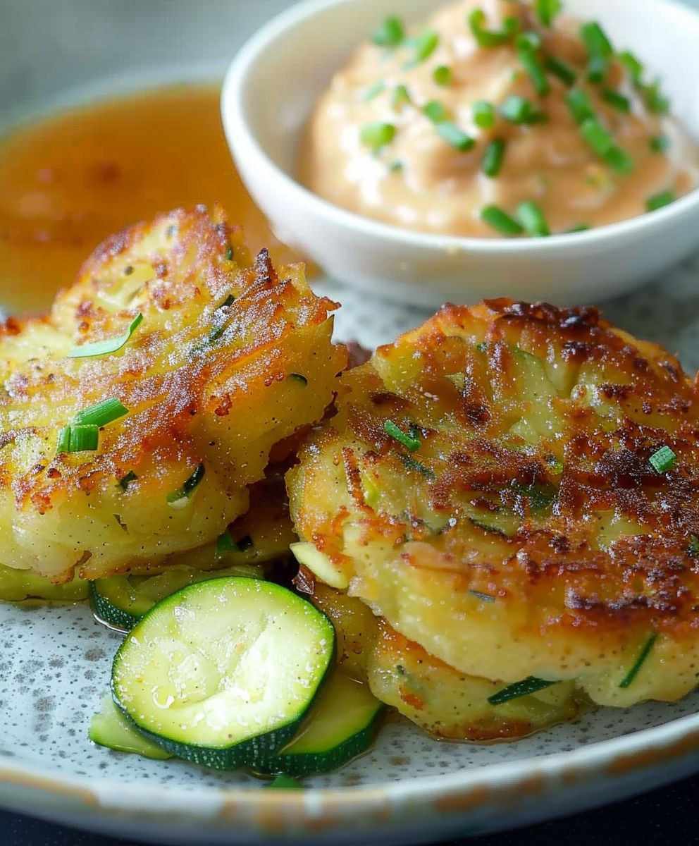 Kartoffel Zucchini Puffer