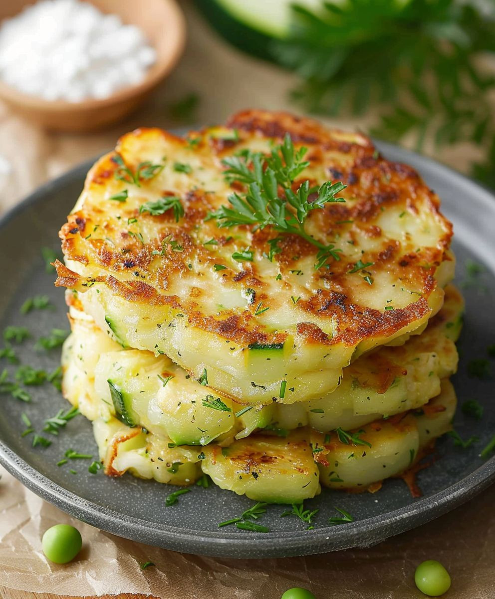 Kartoffel Zucchini Puffer