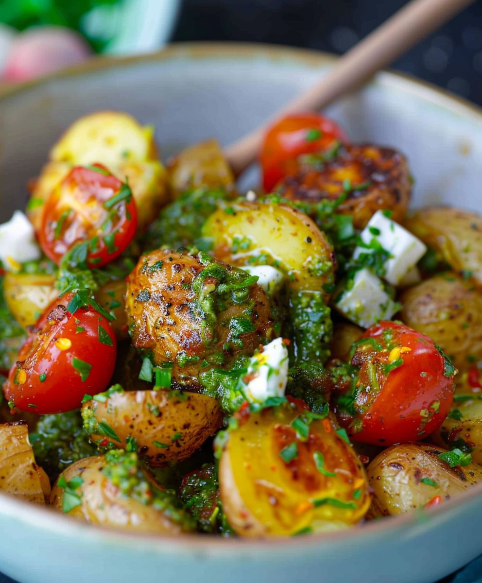 Pesto Kartoffel Bowl