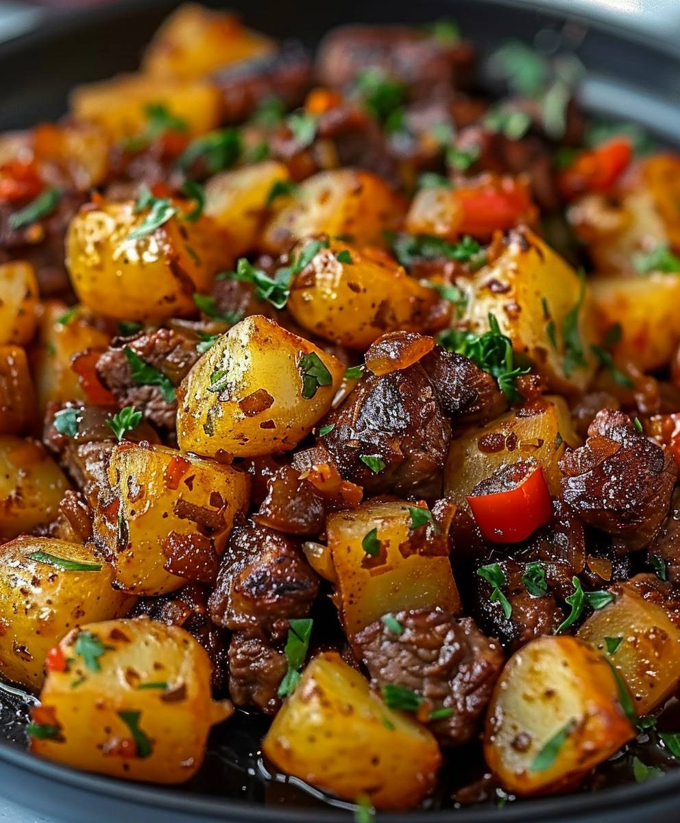 Mexikanische Hackfleisch Pfanne Kartoffeln