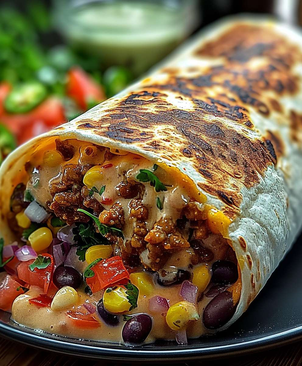 Gegrillter Käse Burrito