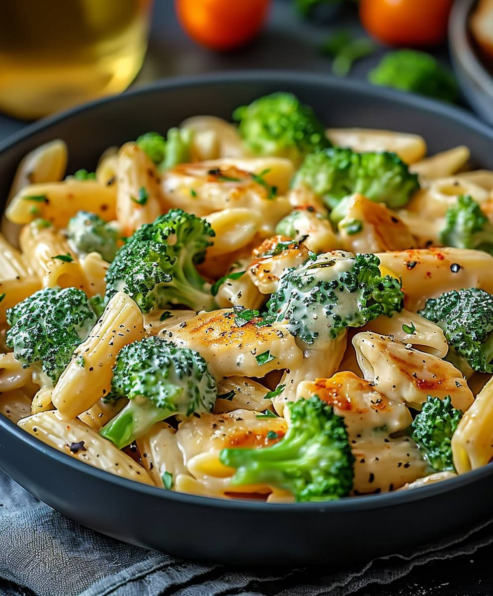 Hähnchen Brokkoli Pasta