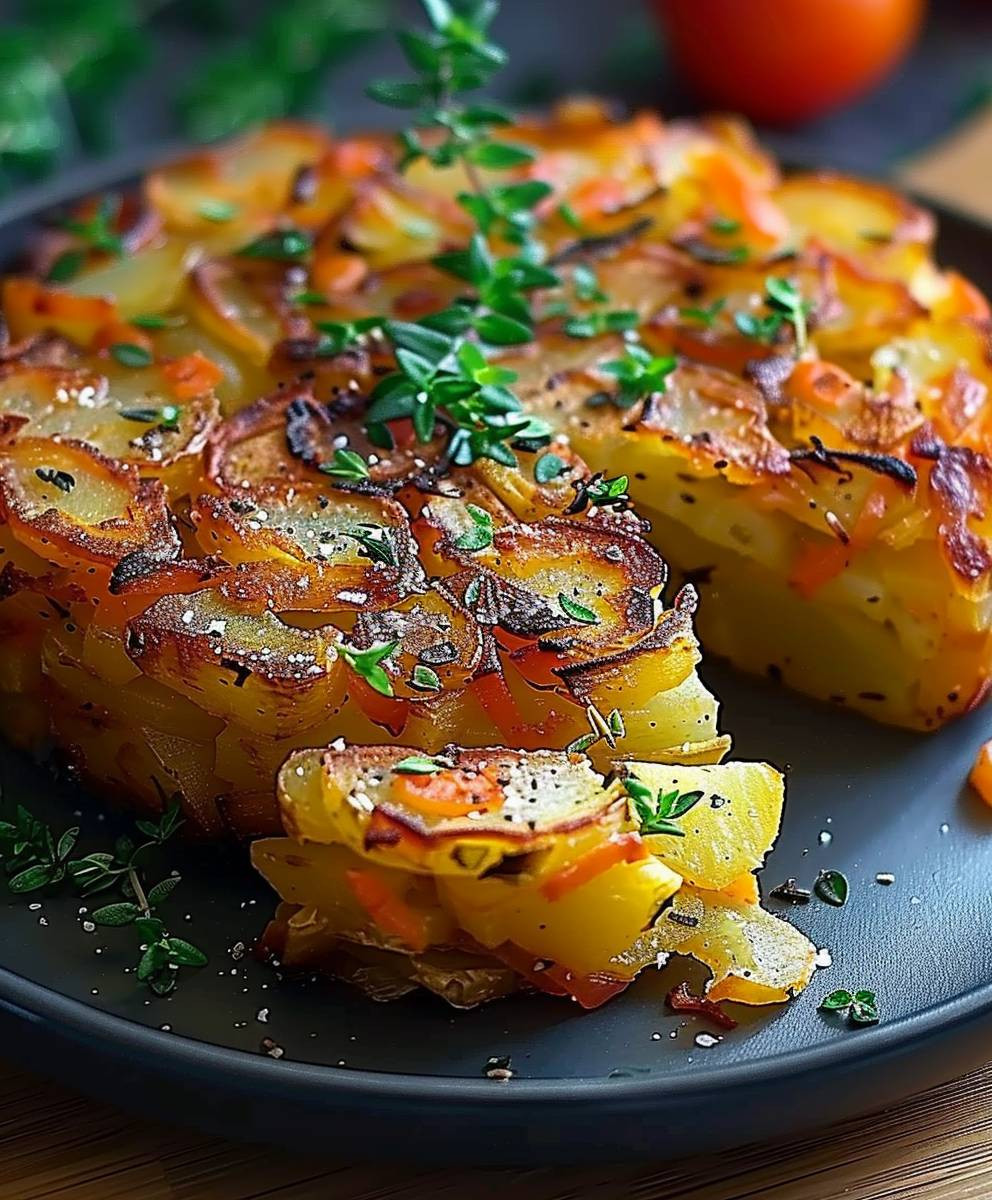 Vegetarischer Kartoffelauflauf Alltag