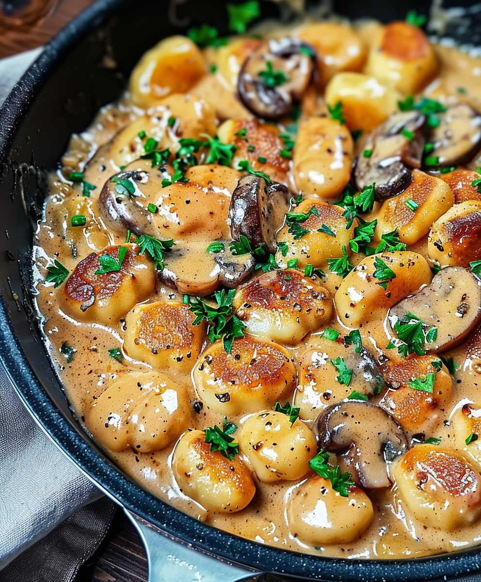 Gnocchi Pilz Pfanne schnell