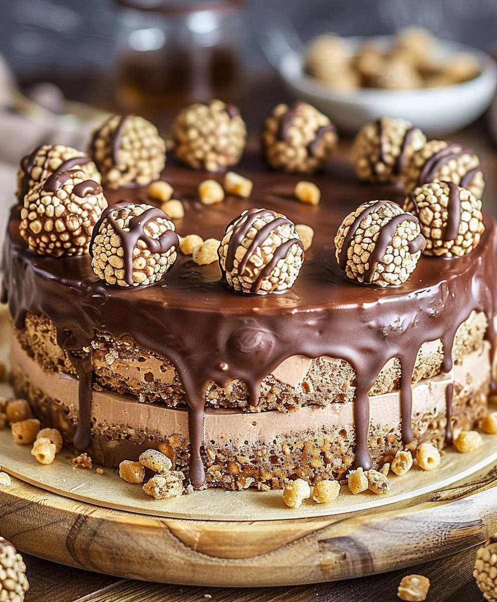 Ferrero Rocher Torte backen