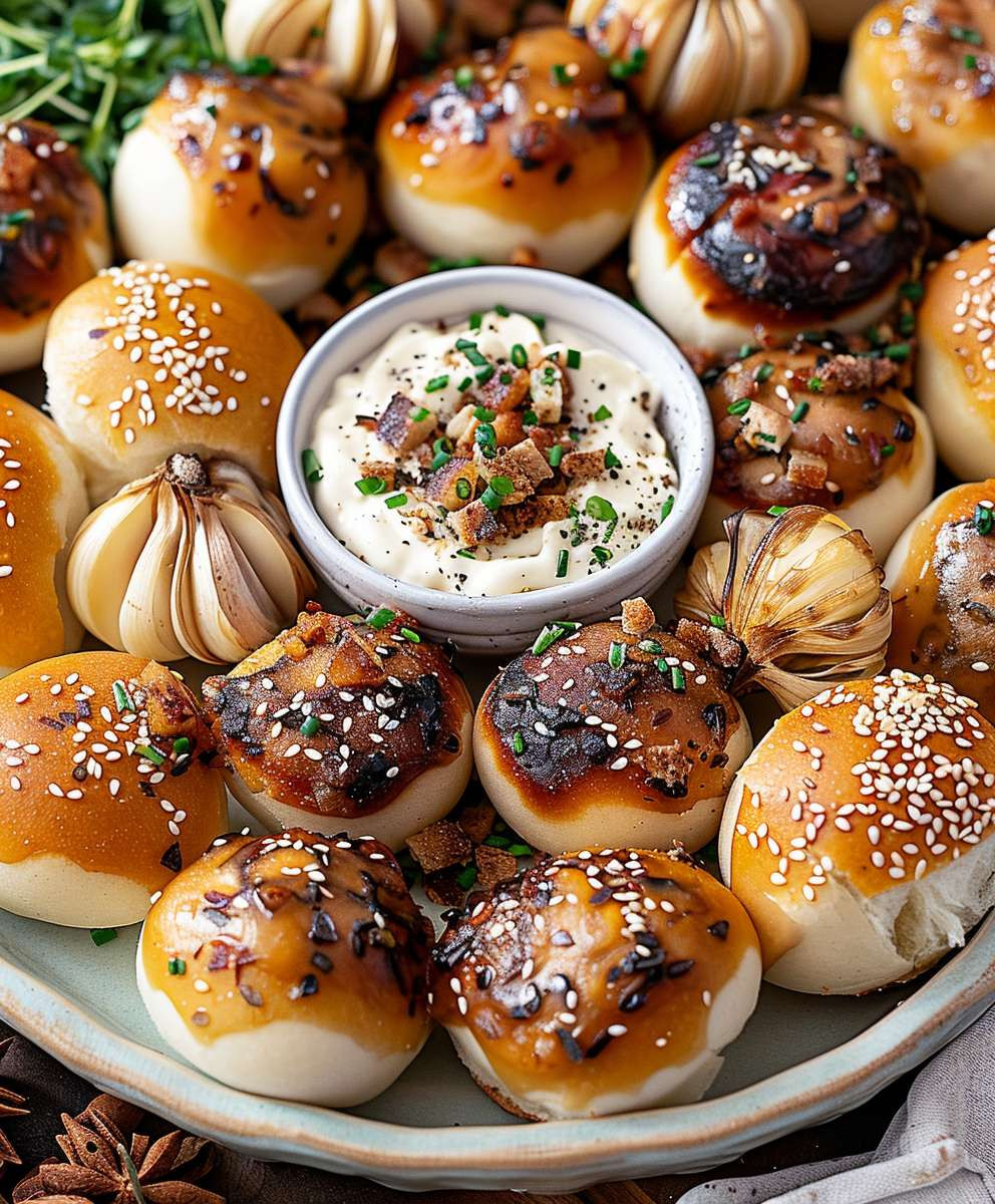 Laugenkonfekt Zwiebel Dip