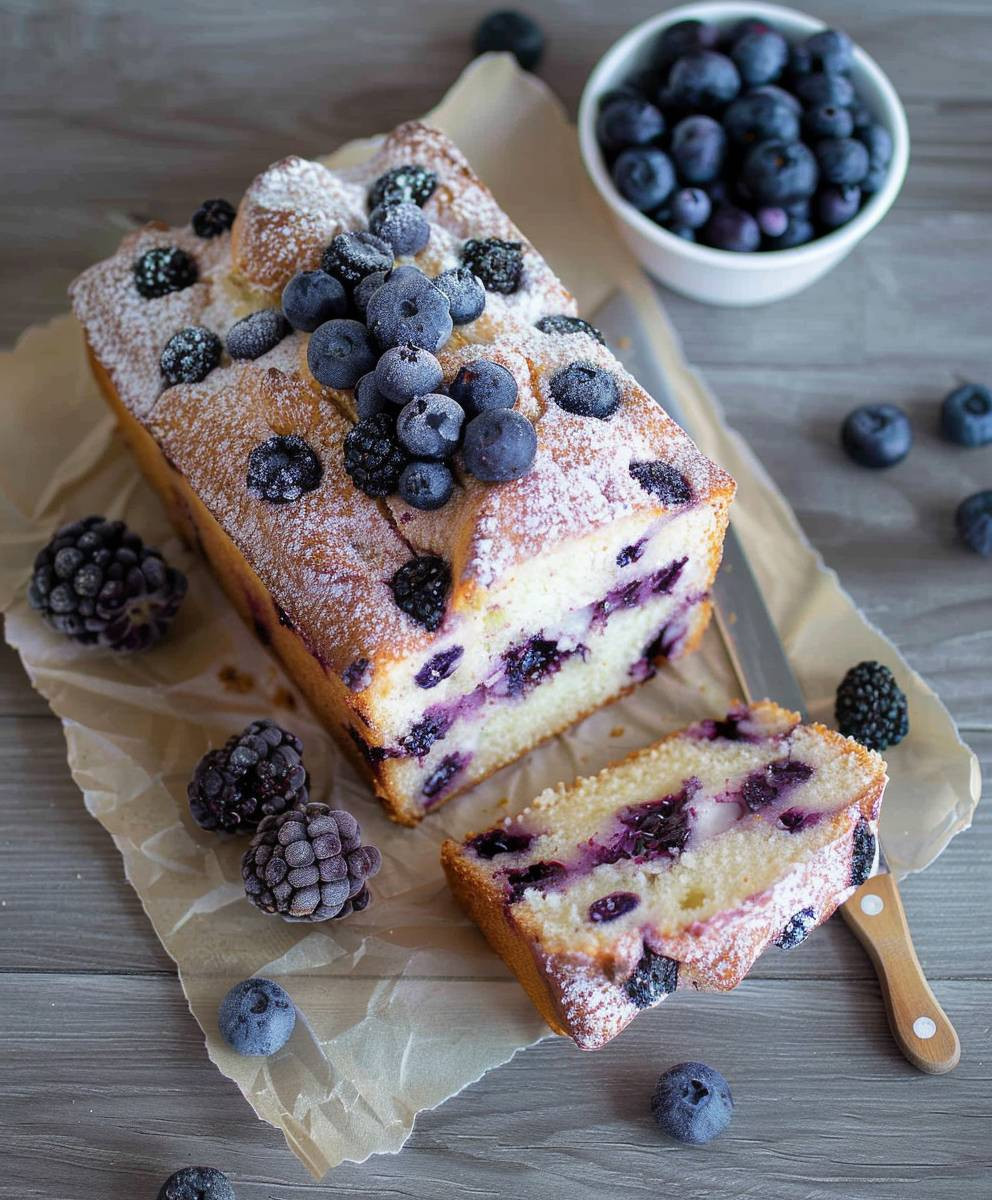 Blaubeer Joghurt Kuchen backen