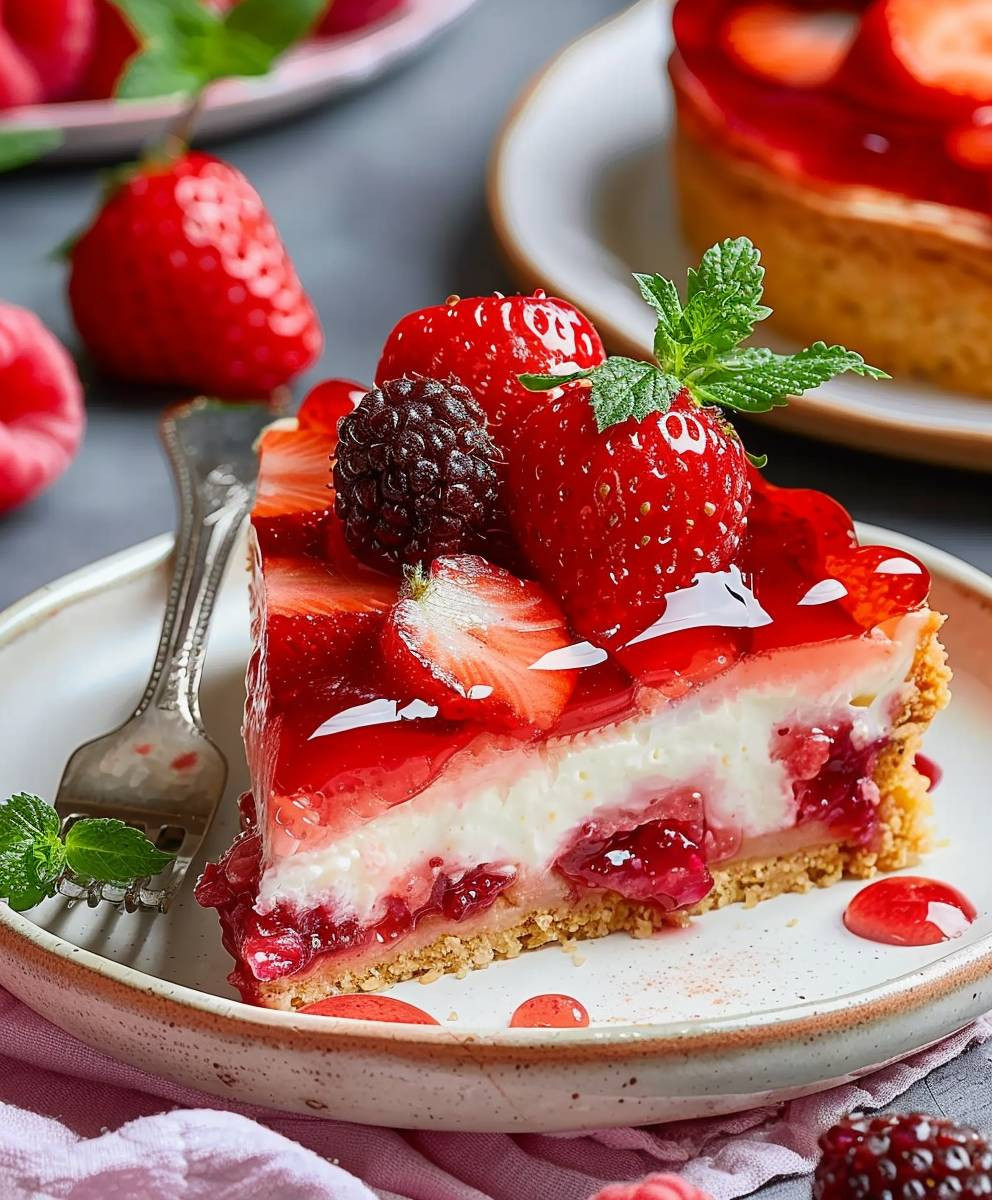 Erdbeerkuchen ohne Backen